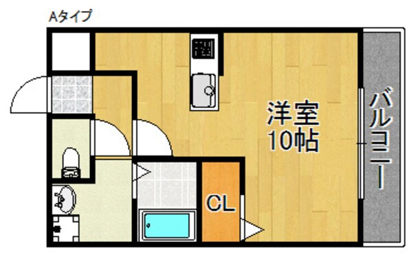 アンプルール茶谷の物件間取画像